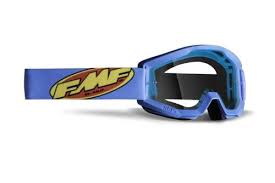FMF POWERCORE GOGGLE CORE CYAN CLEAR LENS